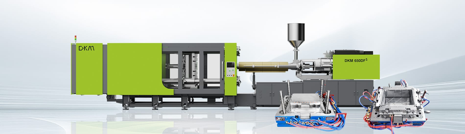 One-Cavity Crate Production Line - DKM - DKM injection molding line