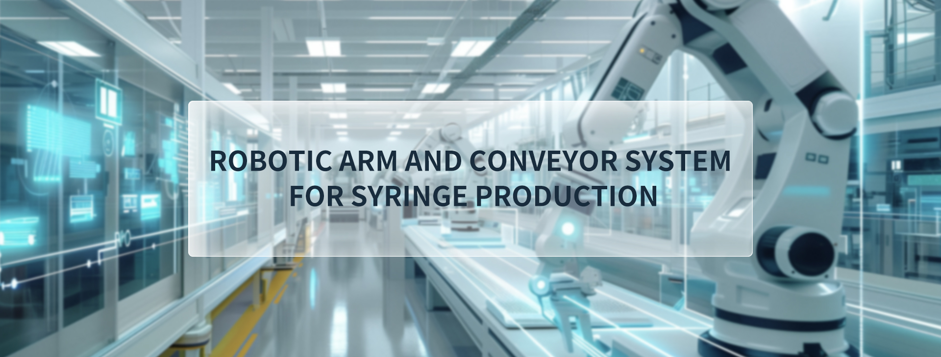 syringe robot picking system with Optional Auxilaries for Syringe Line Automatic Production