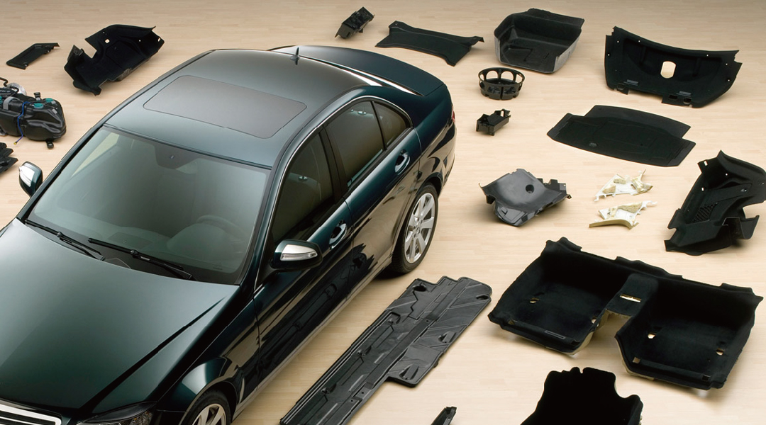 Automotive components that can use SFM Microcellular Injection Molding technology