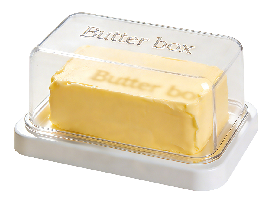 Plastic butter box